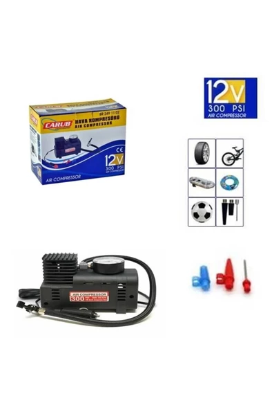 Carub Çakmaklıklı Hava Kompresörü 12 V 300 Psi 2491102 - 2