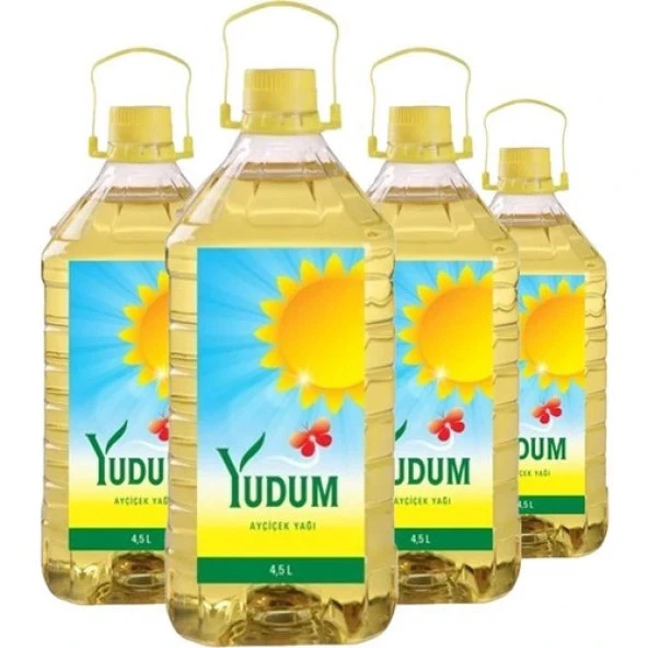 Yudum Ayçiçek Yağı 4.5 L x 4 adet