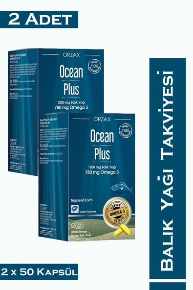 Ocean Plus 1200 mg 50 Kapsül 2 Adet