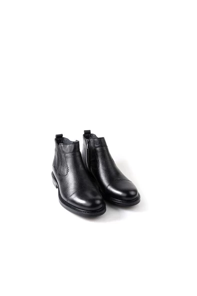 Smart 1042 Hakiki Deri Bağcıksız Erkek Bot - 4