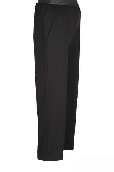 Hesna Kadın Nazlı Kışlık Battal Beden Astarsız Siyah Pantolon - 3