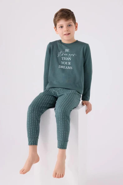 Arnetta 3130 Erkek Çocuk Uzun Kol Pijama Takım - 2
