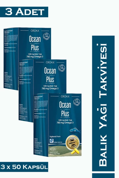 Ocean Plus 1200 mg 50 Kapsül 3 Adet