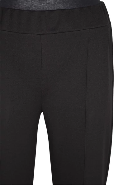 Hesna Kadın Nazlı Kışlık Battal Beden Astarsız Siyah Pantolon - 2