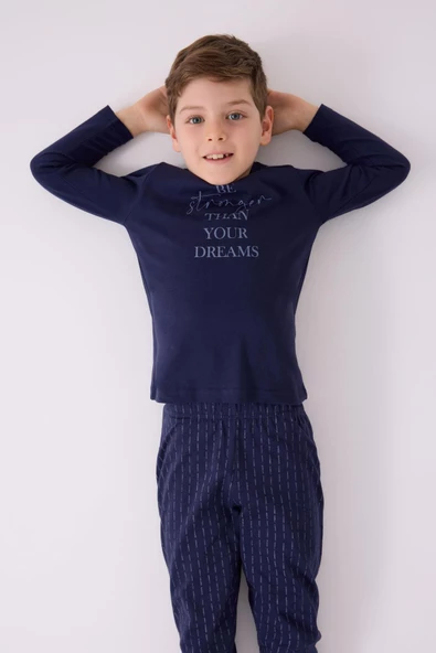 Arnetta 3130 Erkek Çocuk Uzun Kol Pijama Takım - 10