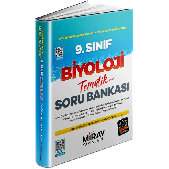 Miray Yayınları 9. Sınıf Biyoloji Tematik Konu Özetli Soru Bankası - 2