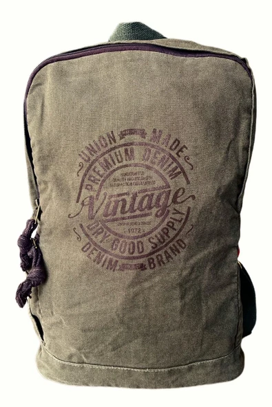 old cotton cargo 5100 Leone Sırt Çanta Gri - 5
