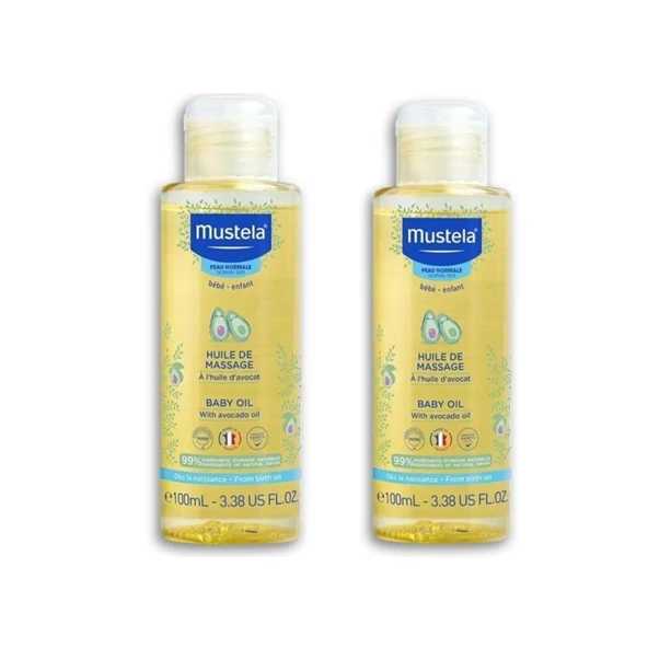 Mustela Baby Oil 100 Ml - 2 ADET - SKT: 04/2027