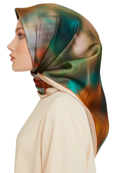 ARMİNE  DJ SAF İPEK EŞARP 9233D (S) - 3