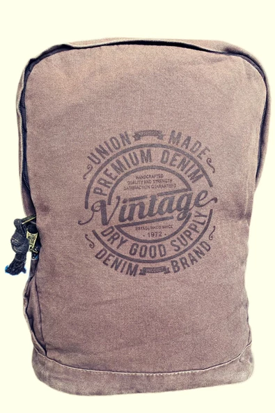 old cotton cargo 5100 Leone Sırt Çanta Gri - 9