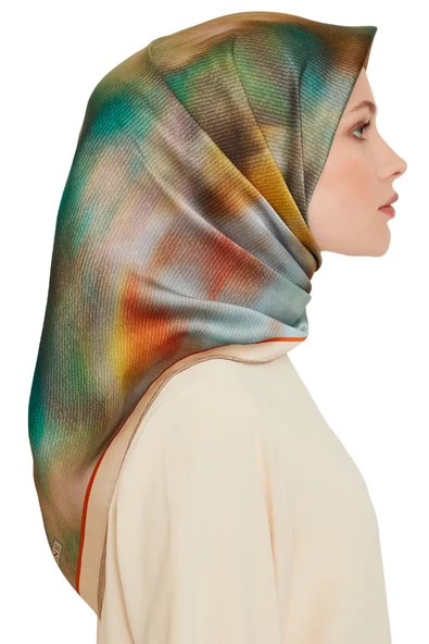 ARMİNE  DJ SAF İPEK EŞARP 9233D (S) - 2