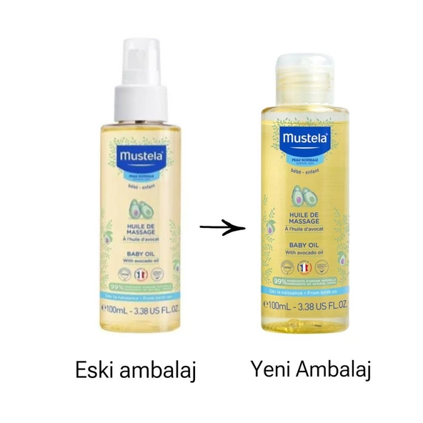 Mustela Baby Oil 100 Ml - SKT: 02/2028 - Resim 2