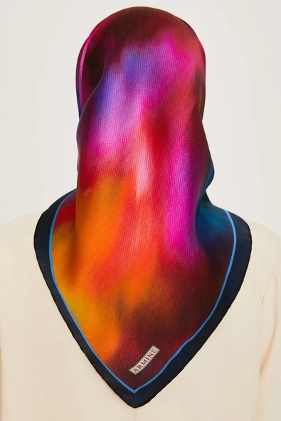 ARMİNE  DJ SAF İPEK EŞARP 9233D (S) - 12