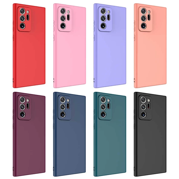 Samsung Galaxy Note 20 Ultra Kamera Korumali Mara Lansman Kapak - Resim 3