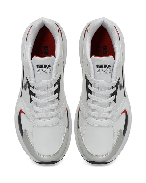 U.s. Polo Assn. Felix 4Pr Erkek Beyaz-Lacivert-Kırmızı Sneaker Ayakkabı - 6