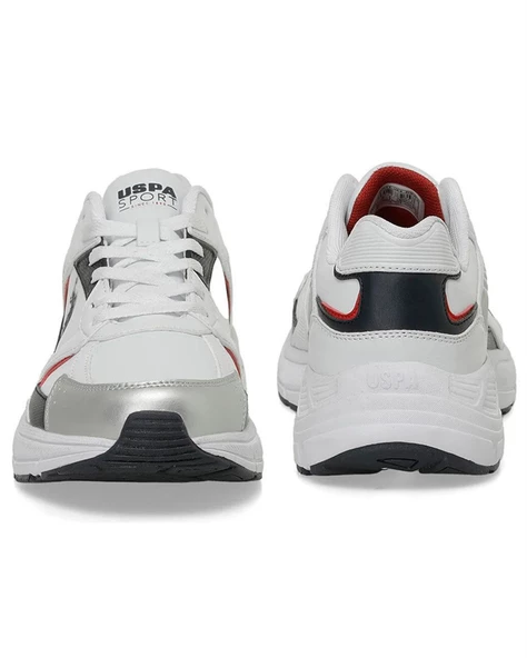 U.s. Polo Assn. Felix 4Pr Erkek Beyaz-Lacivert-Kırmızı Sneaker Ayakkabı - 5