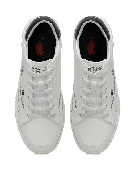 U.s. Polo Assn. Mayk 4Pr Erkek Beyaz Sneaker Ayakkabı - 6