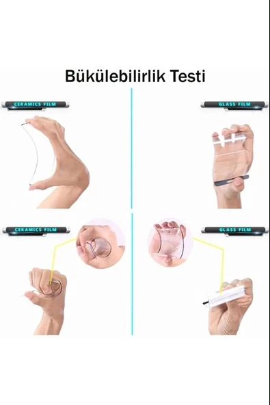 Samsung A21S Uyumlu 9d Tam Kaplayan Parmak Izi Bırakmayan Ekran Koruyucu Film - 3