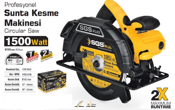 SGS PROFESYONEL SUNTA KESME MAKİNASI 1500Watt - 2