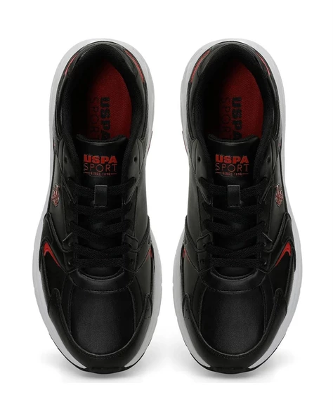 U.s. Polo Assn. Felix 4Pr Erkek Siyah-Kırmızı Sneaker Ayakkabı - 6