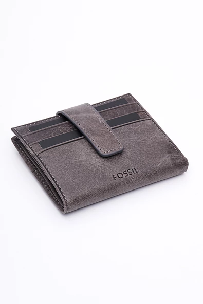 Fossil Hakiki Gerçek Deri Erkek Kartlık Cüzdan Crazy Gri 8007 - Resim 2