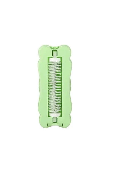 Kelebek Tasarımlı Tek Fırçalı Gırgır 17x7x4 cm Yeşil - Resim 2