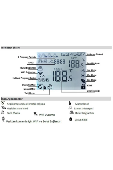 Alpsmart Wifi Akıllı Uzaktan Kombi Kontrol Ünitesi - 4
