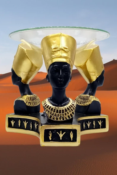 Nefertiti Buhurdanlık Esansiyel Yağ Brülörü Antik Mısır Kraliçesi - 7