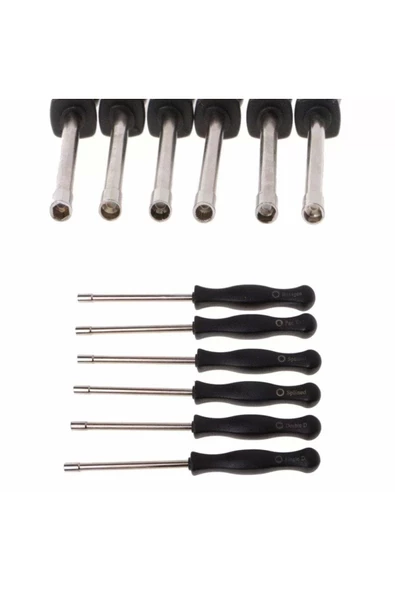 Karbüratör Ayar Tornavidası Çantalı 8 Adet Set Testere Tırpan - Resim 2