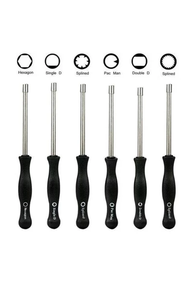 Karbüratör Ayar Tornavidası Çantalı 8 Adet Set Testere Tırpan - Resim 3