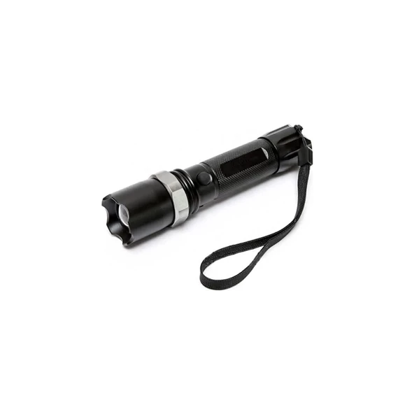 Km-110 Profesyonel Şarjlı El Feneri Ledli+flashlight+zoom Özellikli  Aparatlı 6 Parça Full Set