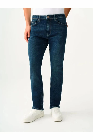 Loft  Lucas Sımon  Dark Wash Erkek Jean Pantolon LF2037331 - Resim 2