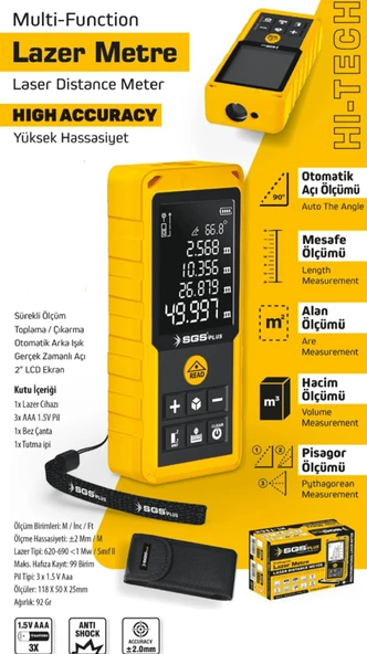 SGS LAZER METRE 60 MT - 2
