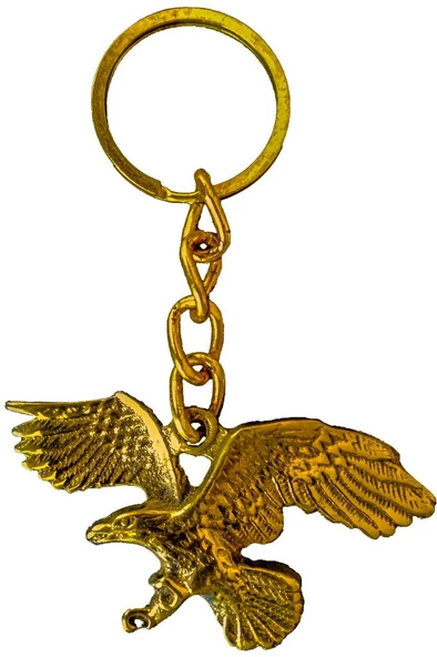 Anahtarlık Kartal Pirinç Döküm - 3