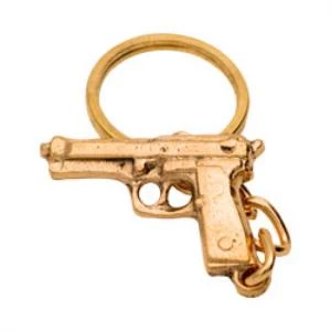 Anahtarlık Tabanca Pirinç Döküm - 9