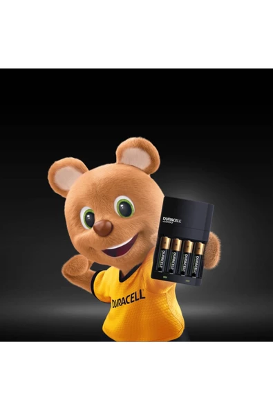 Duracell Cef 14 Şarj Aleti + 2'şer Adet Aa ve Aaa Pil ( 4 Saat Şarj Cihazı, 1 Adet) - 3
