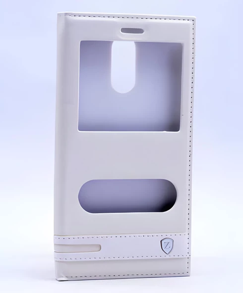 LG Stylus 3 Kılıf Pencereli Elite Kapaklı Kılıf - 6