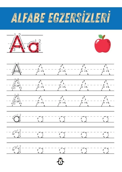 3-7 YAŞ Alfabe-Sayı-Çizgi YAZ-SİL - Resim 4
