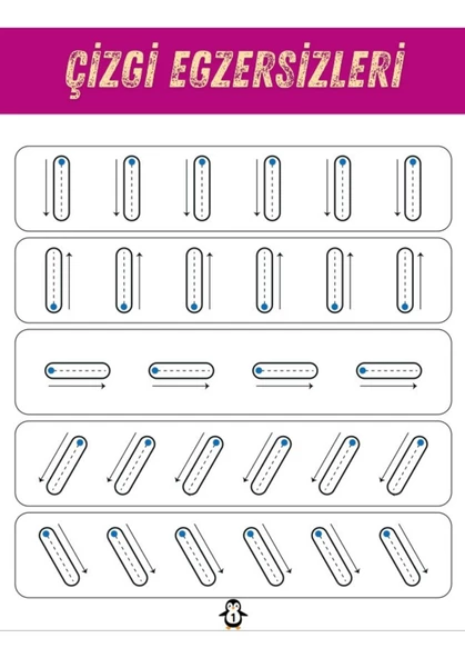 3-7 YAŞ Alfabe-Sayı-Çizgi YAZ-SİL - Resim 2