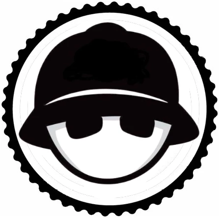 Safari Şapkalı Emoji Tasarım Sticker 20 x 20 cm - 1