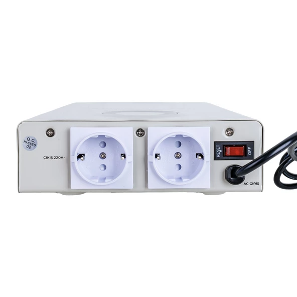 SLIM-2000 OTOMATİK 1200 WATT 2000VA VOLTAJ REGÜLATÖRÜ (4434) - 2