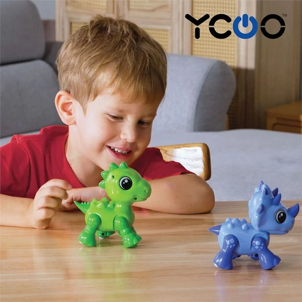 Silverlit Dino Heads Up Robot Triceratops - 3