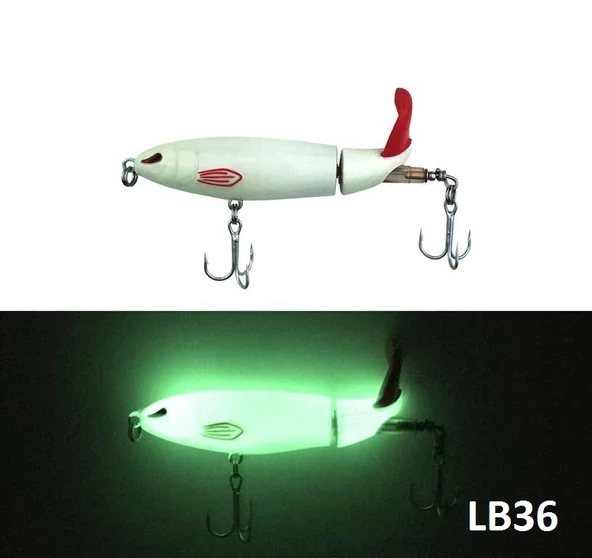 Sea Horse Propeller Tractor 90mm 13gr Maket Yem  SSY03 - 2