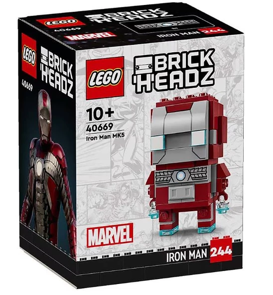 Lego Brickheadz 40669 Iron Man MK3 - Resim 2