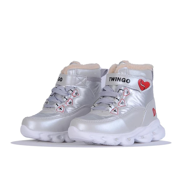 Twingo 9065 Bebe Kız Çocuk Termal Kürklü Bot - Resim 9