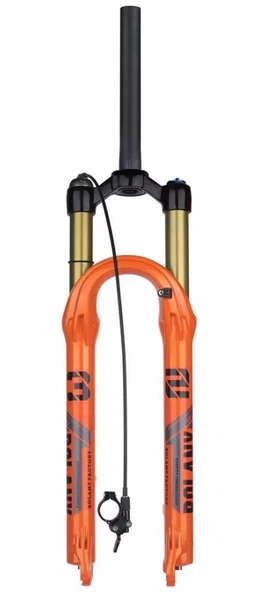 BOLANY Kashima 29" Jant Havalı Kilitlenebilir Bisiklet Maşası 1-1/8 QR Amortisörlü Maşa Turuncu - 2