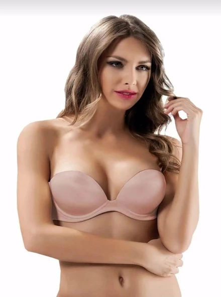 LE JARDİN 7036 KADIN SİLİKONLU STRAPLEZ SİHİRLİ SÜTYEN 2 ADET - 3