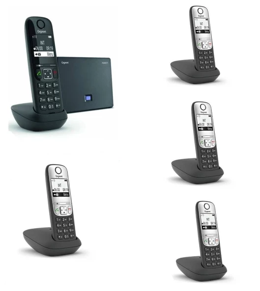 GİGASET Analog & Ip 5 Dahili Dect Telsiz Kablosuz Telefon Santrali AS690IP-A690