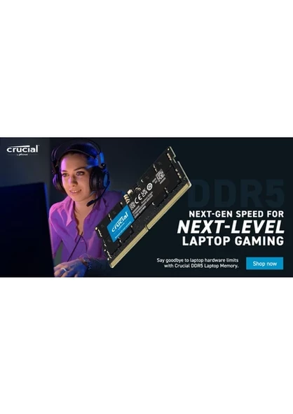 Crucial 16GB Ddr5 4800 Sodımm CL40 (16GBIT) CT16G48C40S5 - 2