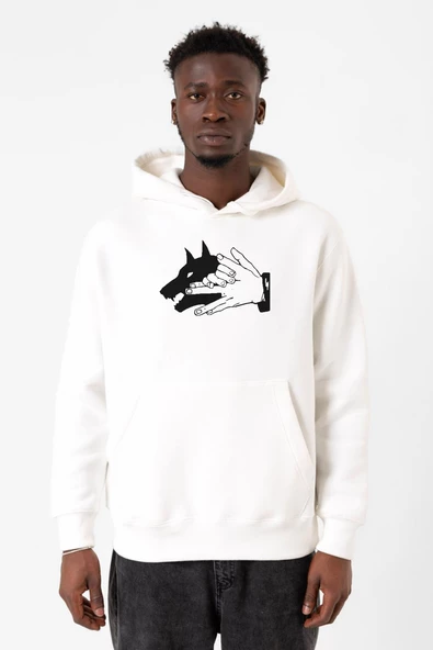 Jujutsu Kaisen Anime Divine Dogs Beyaz Erkek 3ip Kapşonlu Sweatshirt